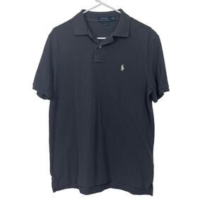 Polo Ralph Lauren Grey Classic‎ Fit Polo Shirt Medium